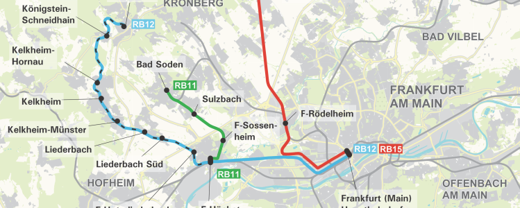 Link zur Webseite: Linienplan der Taunusbahn