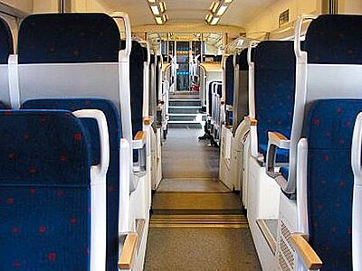 Vergrößerte Ansicht: Der Fahrgastraum ist durchgängig begehbar.