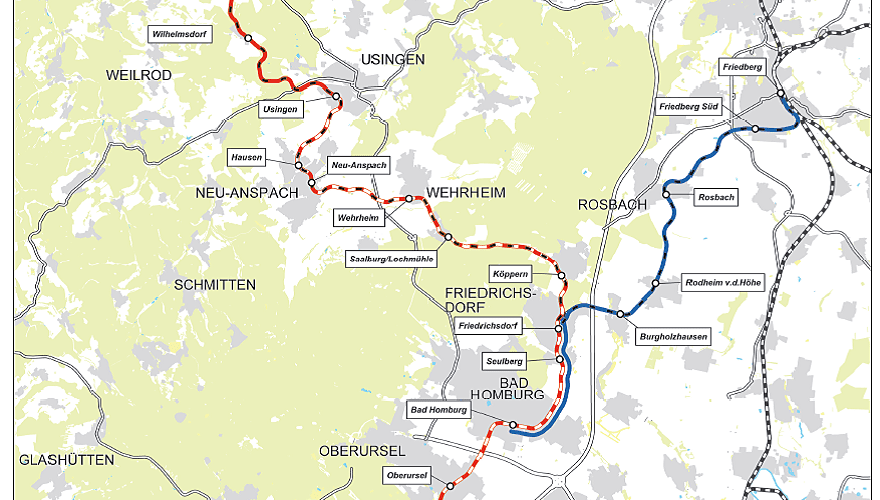 Vergrößerte Ansicht: Linienplan der Wasserstoffzüge