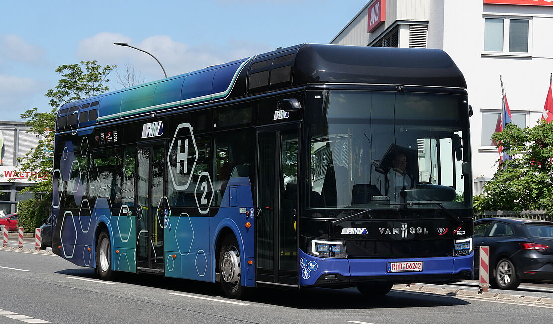 Van Hool-Wasserstoffbus