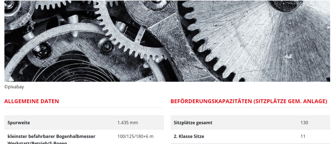 Link zur Webseite: technische Daten zur Taunusbahn