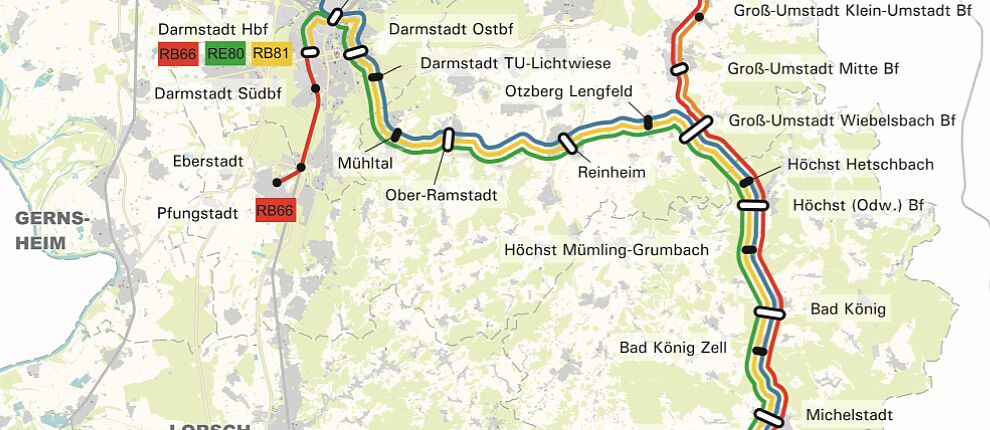 Link zur Webseite: Linienplan der Odenwaldbahn